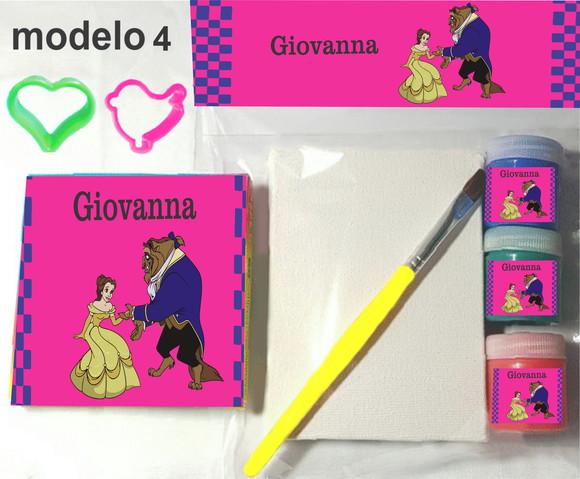 Kit Massinha e Pintura-bela e a Fera