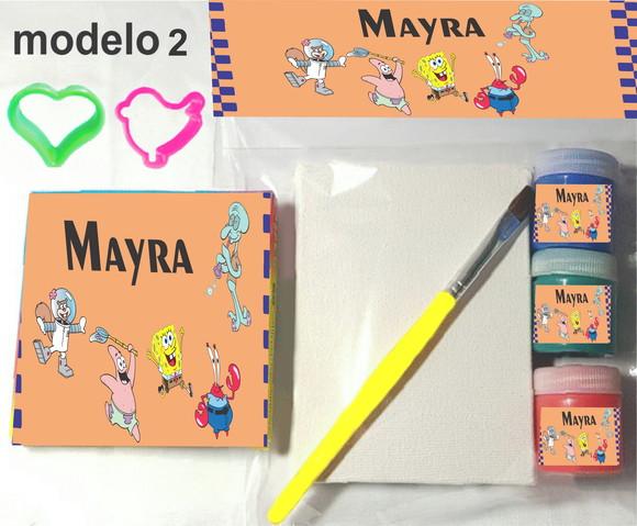 Kit Massinha e Pintura-bob Esponja