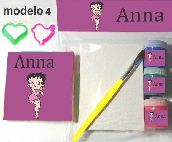 Kit Massinha e Pintura-betty Boop