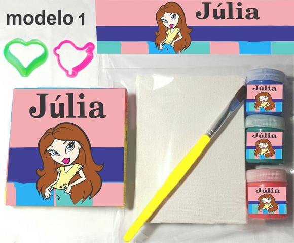 Kit Massinha e Pintura-bratz