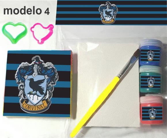Kit Massinha e Pintura-brasões Hogwarts