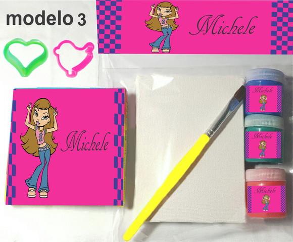 Kit Massinha e Pintura-bratz