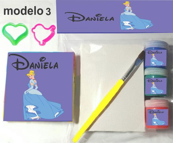 Kit Massinha e Pintura-cinderela