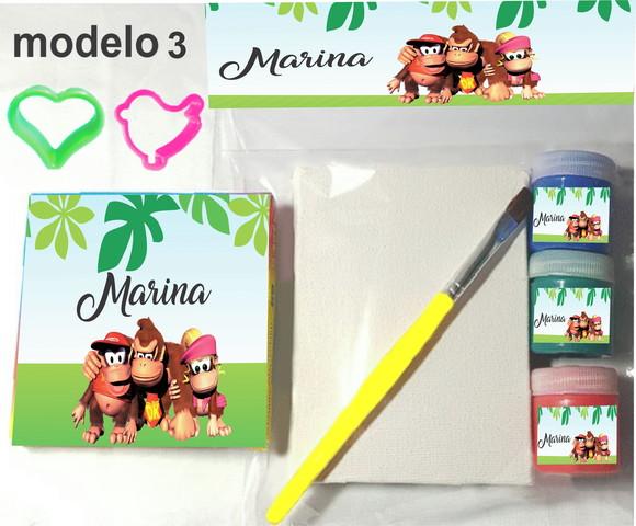 Kit Massinha e Pintura-donkey Kong