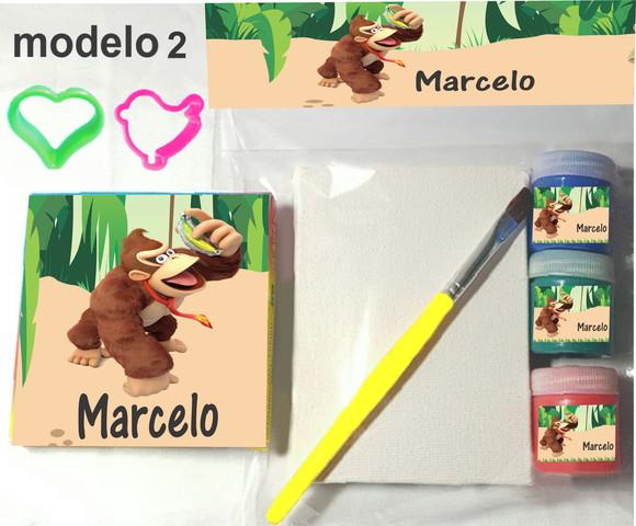 Kit Massinha e Pintura-donkey Kong