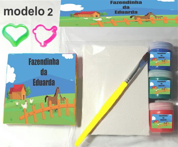 Kit Massinha e Pintura-fazendinha