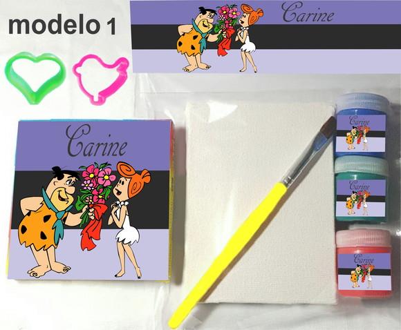 Kit Massinha e Pintura-fred Flintstone