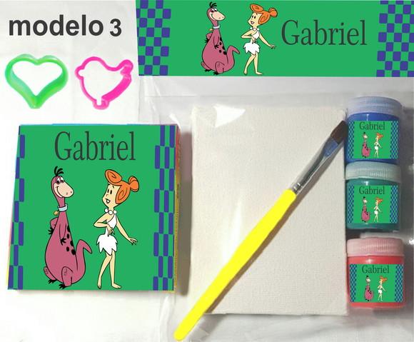 Kit Massinha e Pintura-fred Flintstone