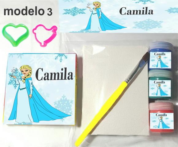 Kit Massinha e Pintura-frozen
