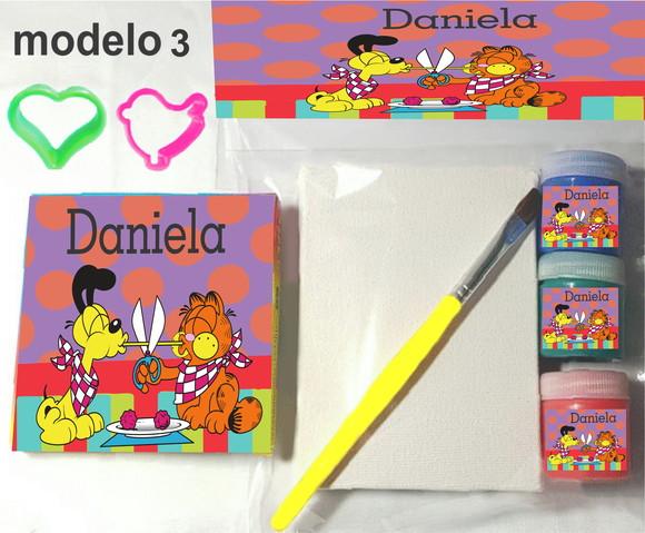 Kit Massinha e Pintura-garfield