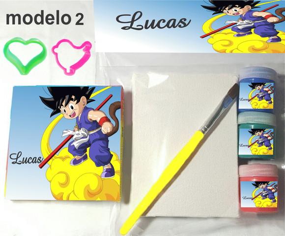 Kit Massinha e Pintura-goku