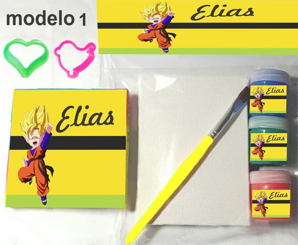 Kit Massinha e Pintura-goku