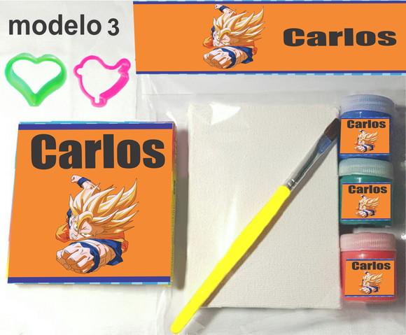 Kit Massinha e Pintura-goku