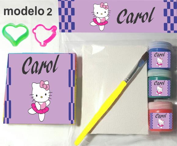 Kit Massinha e Pintura-hello Kitty