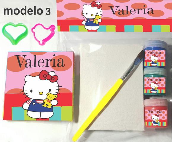 Kit Massinha e Pintura-hello Kitty