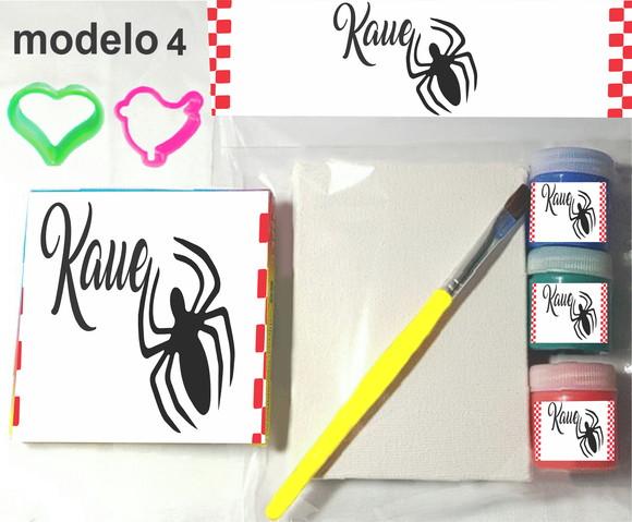 Kit Massinha e Pintura-homem Aranha