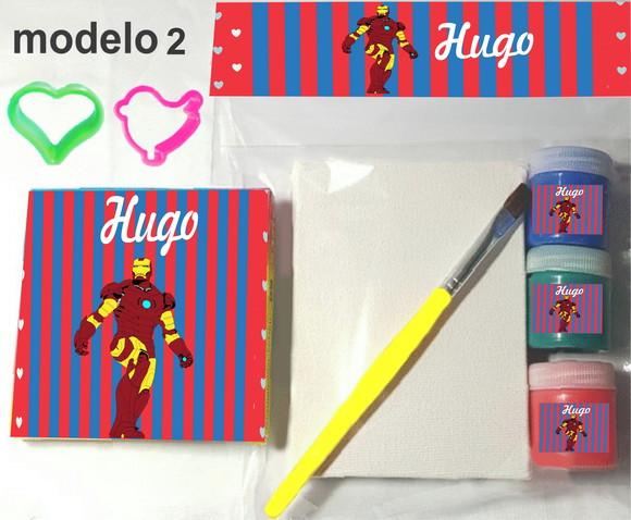 Kit Massinha e Pintura-homem de Ferro