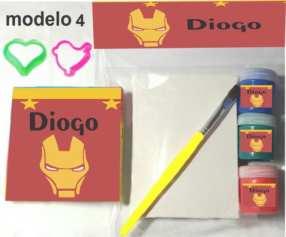 Kit Massinha e Pintura-homem de Ferro
