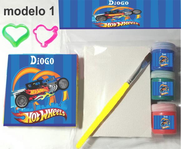 Kit Massinha e Pintura-hot Whells