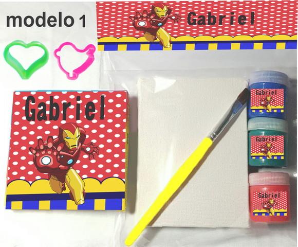 Kit Massinha e Pintura-homem de Ferro