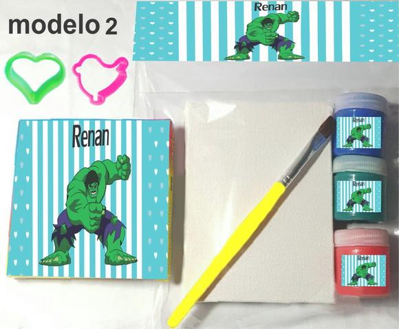 Kit Massinha e Pintura-hulk
