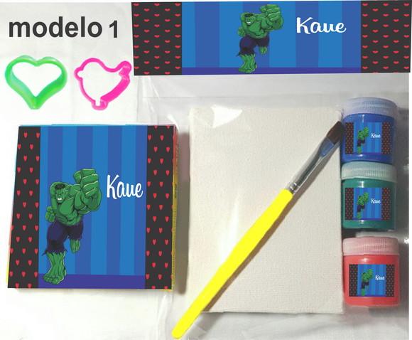 Kit Massinha e Pintura-hulk