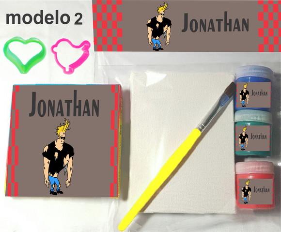Kit Massinha e Pintura-johnny Bravo