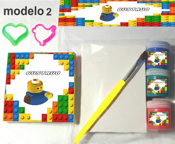 Kit Massinha e Pintura-lego