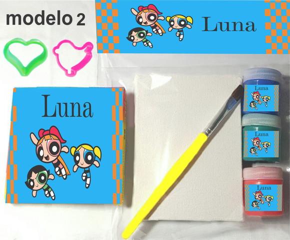 Kit Massinha e Pintura-menina Super Poderosas