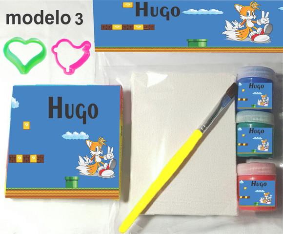 Kit Massinha e Pintura-mario Bros