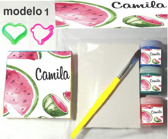 Kit Massinha e Pintura-melancia
