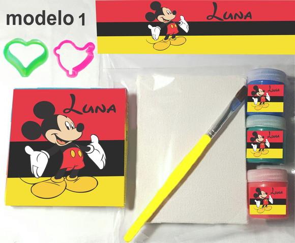 Kit Massinha e Pintura-mickey