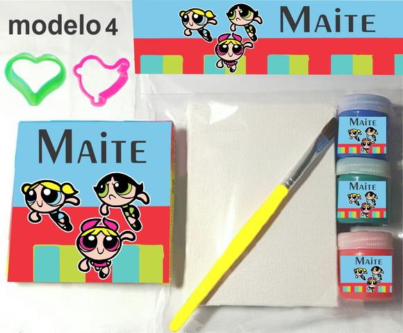 Kit Massinha e Pintura-menina Super Poderosas