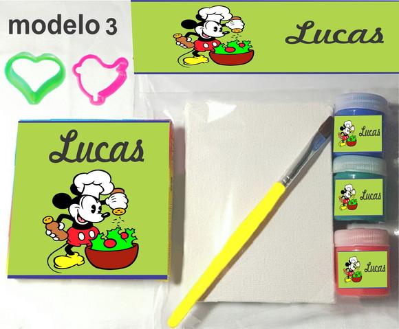 Kit Massinha e Pintura-mickey