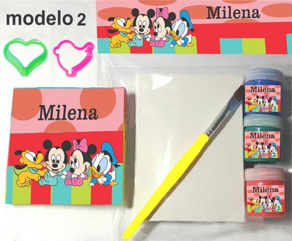 Kit Massinha e Pintura-mickey Baby