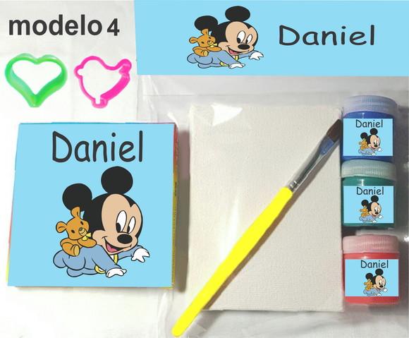 Kit Massinha e Pintura-mickey Baby