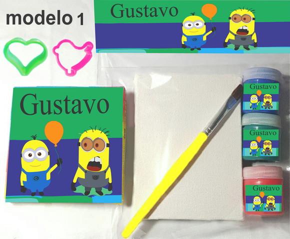 Kit Massinha e Pintura-minions