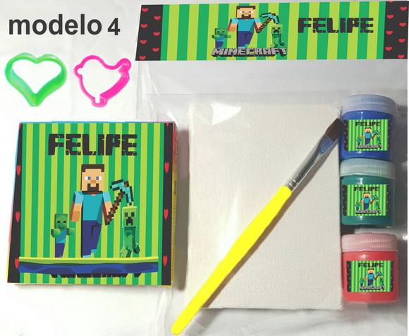 Kit Massinha e Pintura-minecraft