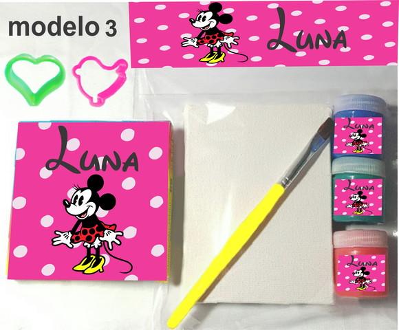 Kit Massinha e Pintura-minnie