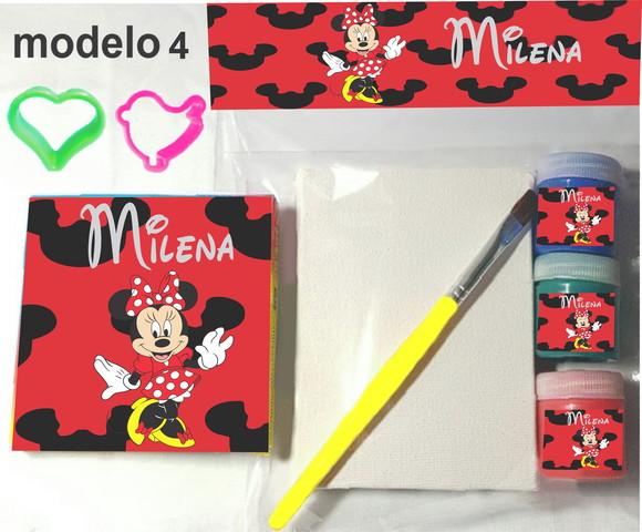 Kit Massinha e Pintura-minnie
