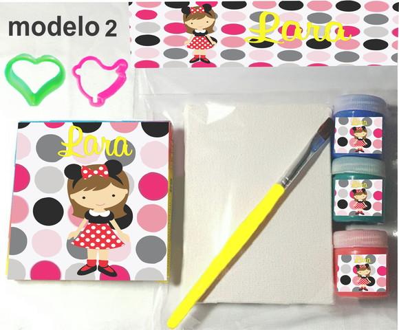 Kit Massinha e Pintura-minnie