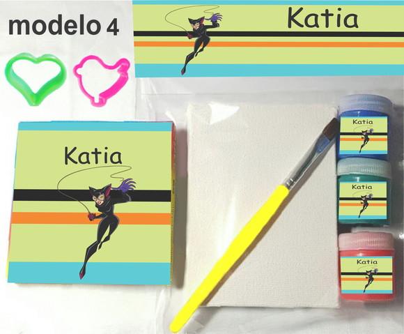 Kit Massinha e Pintura-mulher Gato