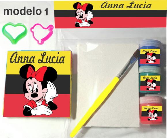 Kit Massinha e Pintura-minnie
