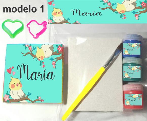 Kit Massinha e Pintura-pássaros