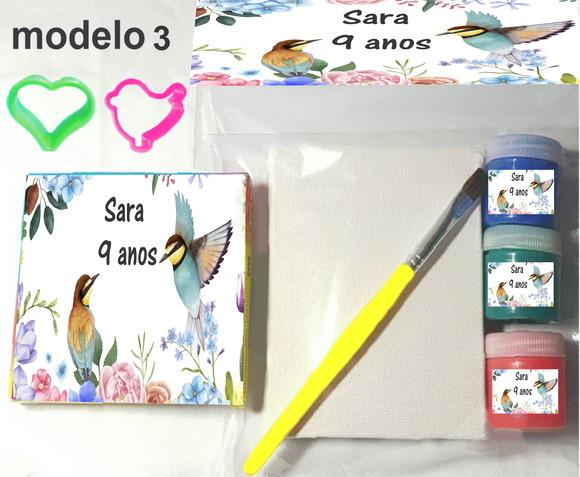 Kit Massinha e Pintura-pássaros