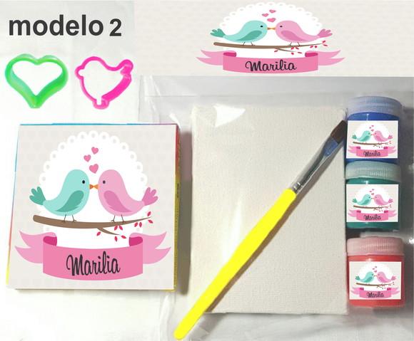 Kit Massinha e Pintura-pássaros