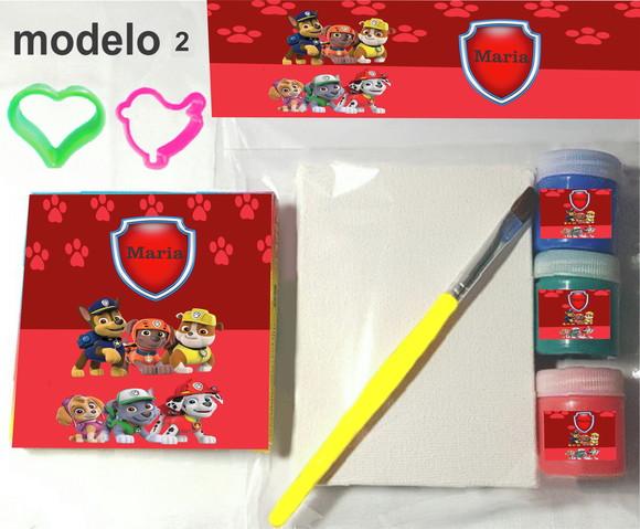Kit Massinha e Pintura-patrulha Canina