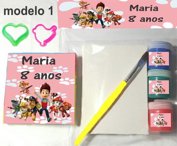 Kit Massinha e Pintura-patrulha Canina