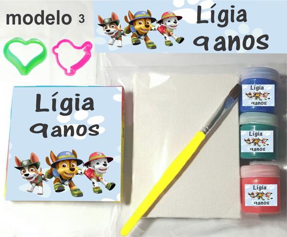 Kit Massinha e Pintura-patrulha Canina