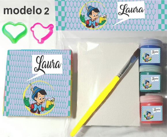 Kit Massinha e Pintura-pinoquio